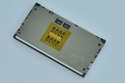 स्मार्ट कार्ड कनेक्टर पुश पुल, 8P+2P KLS1-ISC-F011EC