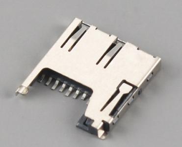 Connettore di carta Micro SD push push, H1.85mm, Normalmente chjusu KLS1-TF-001B