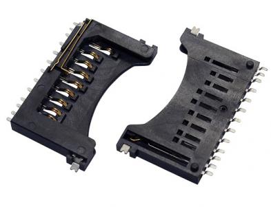 SD-Kartensteckverbinder, Push-Pull, H3,4 mm, mit CD-Stift KLS1-TF-005S