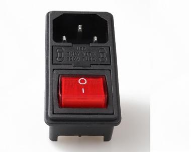 C14 AC power socket+Fuse+Switch KLS1-AS-303-12