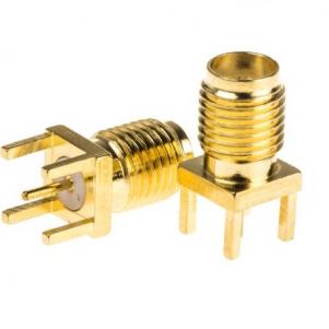 PCB Mount SMA Connector Straight (Jack,Babae,50