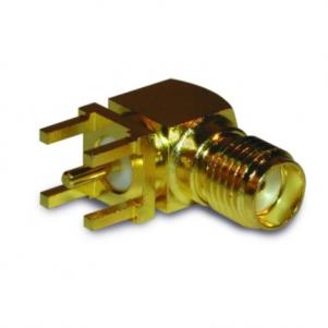 PCB Mount SMA Connector ang dwat (Jack, fi, 50