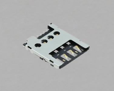 माइक्रो सिम कार्ड CONN,6P,H1.45mm,SMD KLS1-SIM-046