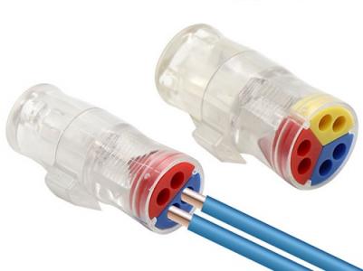 Konektorji za spajanje žice, za 2,5 mm2, dva v štiri izhod in tri v šest izhod KLS2-L02