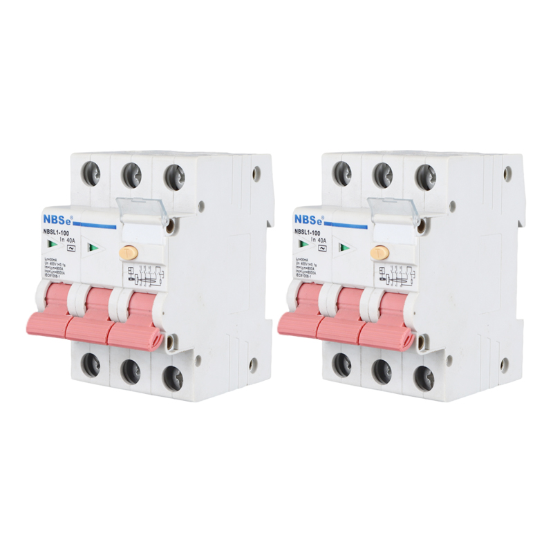 Автоматичний вимикач залишкового струму серії NBSBL1-100, стандарт IEC61008-1