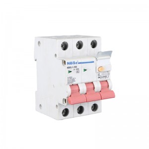 Серия NBSBL1-100 прекъсвач за остатъчен ток, стандарт IEC61008-1