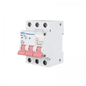 Disjoncteur à courant résiduel série NBSBL1-100, norme IEC61008-1