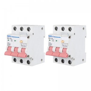 Disyuntor de corriente residual serie NBSBL1-100, estándar IEC61008-1