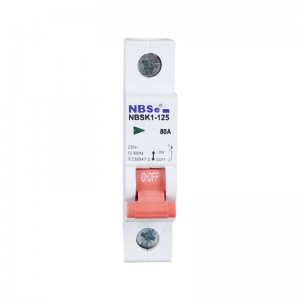 کلید قطع کننده مدار NBSe NBSK1-125 نوع سوئیچ قطع کننده AC عایق 4 قطبی