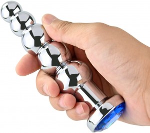 Kleurvolle juweliersware-metaalboudprop Anale Trainer-speelgoed met 5 gegradueerde balle
