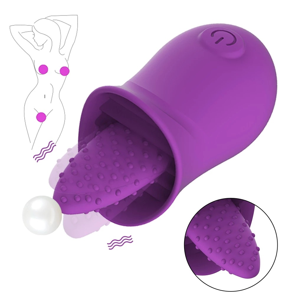 Amazon Rose Tongue Wireless 10 Sterk Vibrasie Modusse Klitorale Tongue Vibrator