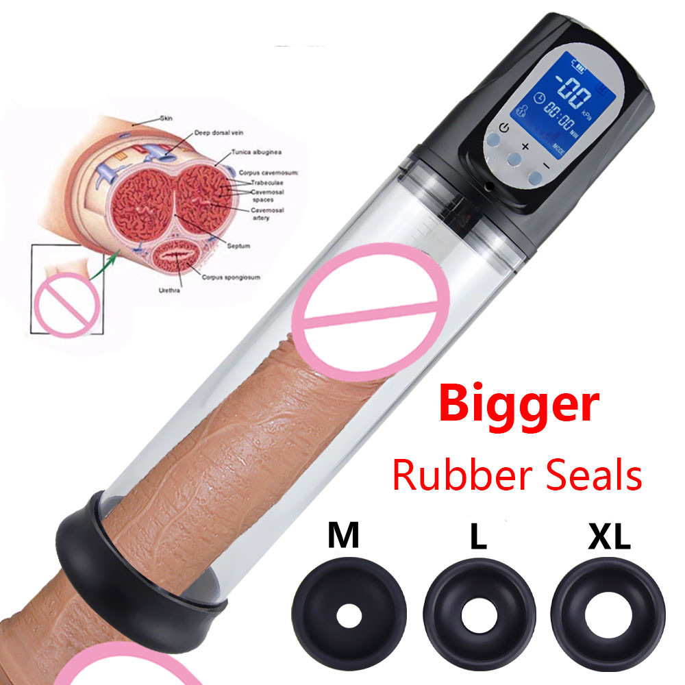 4 Suction Intensities Rechargeable Automatic Electric Penis Vacuum Pump
