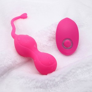 セックス製品の女性のシリコーンピーナッツリモコン卵バイブレーター