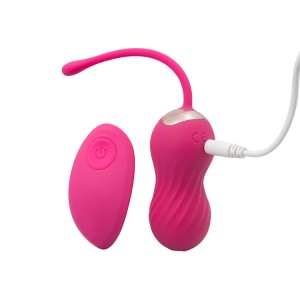 Bag-ong Pag-abot nga Wireless Silicone Tighted Vaginal Ball Vibrating Eggs Exercises Woman Sex Toys