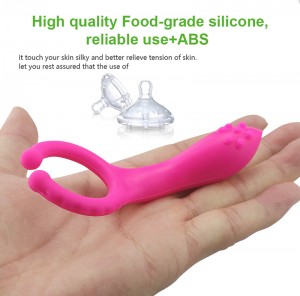 Silicone Vibrating Nipple Stimulator G-spot Clip Dildo Ring Toy vibrator