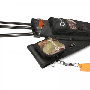 Adjustable Waist Belt Target Archery Quiver With 3 Compartments