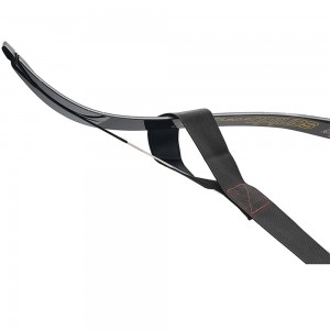 AKT-SL817 Polyester Webbing Archery Recurve Bow Stringer ມີສ່ວນຢາງໃນ Loop