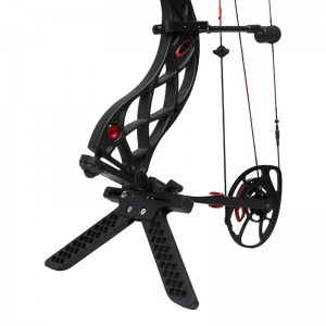 Compound Bow Stand Archery Folding Portable Kickstand Limb Clamp Bow Support