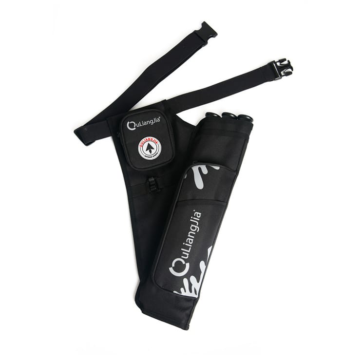Durable Multifunctional 3 Tube Archery Target Quiver with Adjustable Deluxe Waist Belt