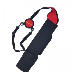 Archery Back Arrow Quiver Arrow Holder, Shoulder Hanged Adjustable Quiver for Archery, Archery Quiver with Pockets Front