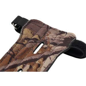 Camouflage Ventilated Leather Arm Guard Archery Forearm Protector ine 2 Straps