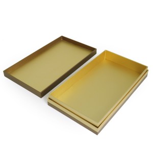 High Quality Cheap Silver Glitter Greeting Cards Manufacturers - Gold Metalized boxes – Yuteng