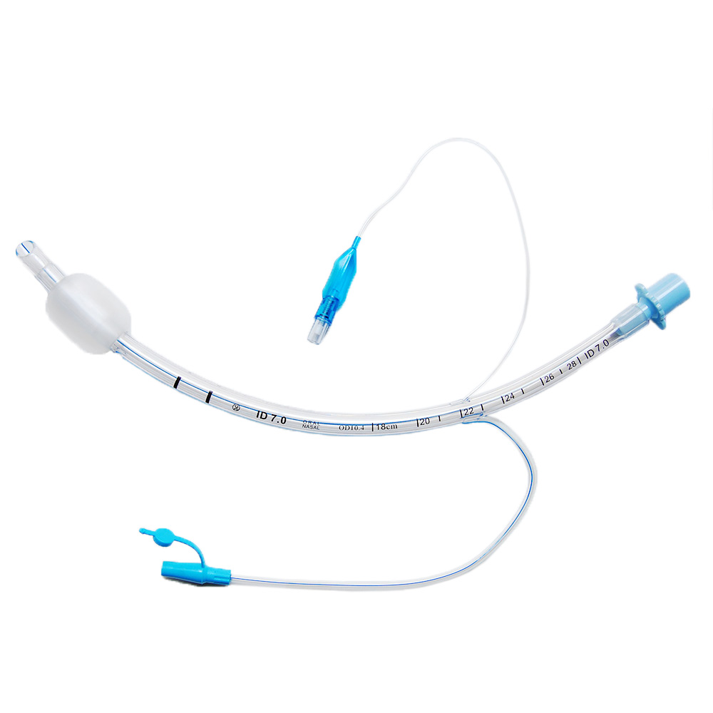 Medical Grade PVC Endotracheal Tube nga adunay suction catheter