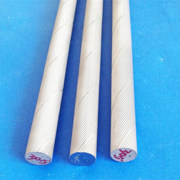 Factory Supply Tungsten Carbide Rods with two helix holes Double spiral/twisted holes rods with 30 or 40 degree