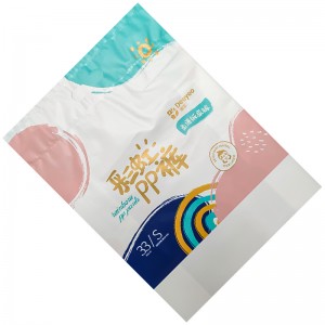 Colour printed for adult and baby boy diaper packaging bag
