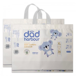 Degradable material custom packaging bags for diaper packaging bags