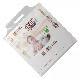 High quality custom printing plastic baby diaper packaging plastic bags