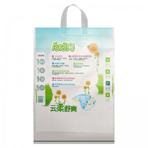 China factory supply custom design printed diaper packing bag for baby