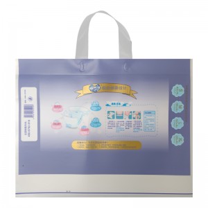 Fashion OEM Custom Printed Disposable Plastic Packaging Bags Baby Diaper Packaging