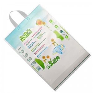 China factory supply custom design printed diaper packing bag for baby