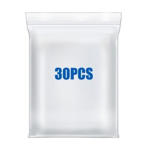Custom transparent zipper plastic garment  packaging bags for clothing and clothes