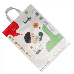 Scented Eco-Frindly Plastic Biodegradable Disposable Customized Sack Scented Baby Tie Handle Nappy Diaper Bag