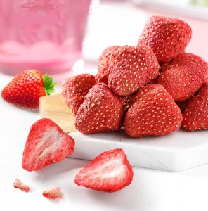 2021 Nieuwe batch Geen zwavel Gedroogd fruit Gevriesdroogde aardbei Gevriesdroogde aardbeien heel