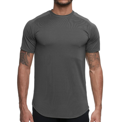 Breathable o neck Sport Wear t-shirts polyester wholesale mens Running Gym Fitness tshirt custom printing logo