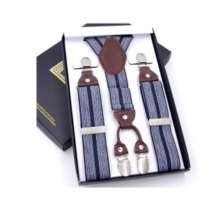 Bişkojkên Çermê Elastîk ên Berfireh Y Shape Suspenders Supplier