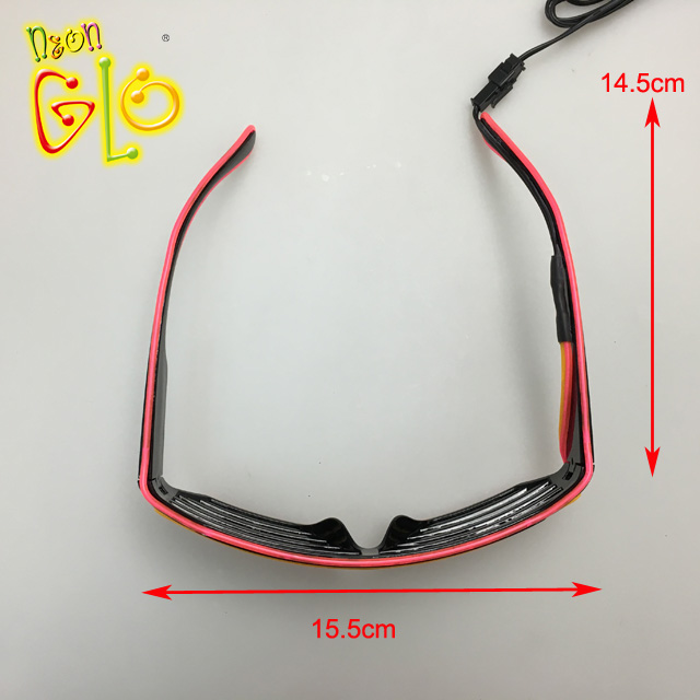Christmas high quality high brightness at night support LED glasses