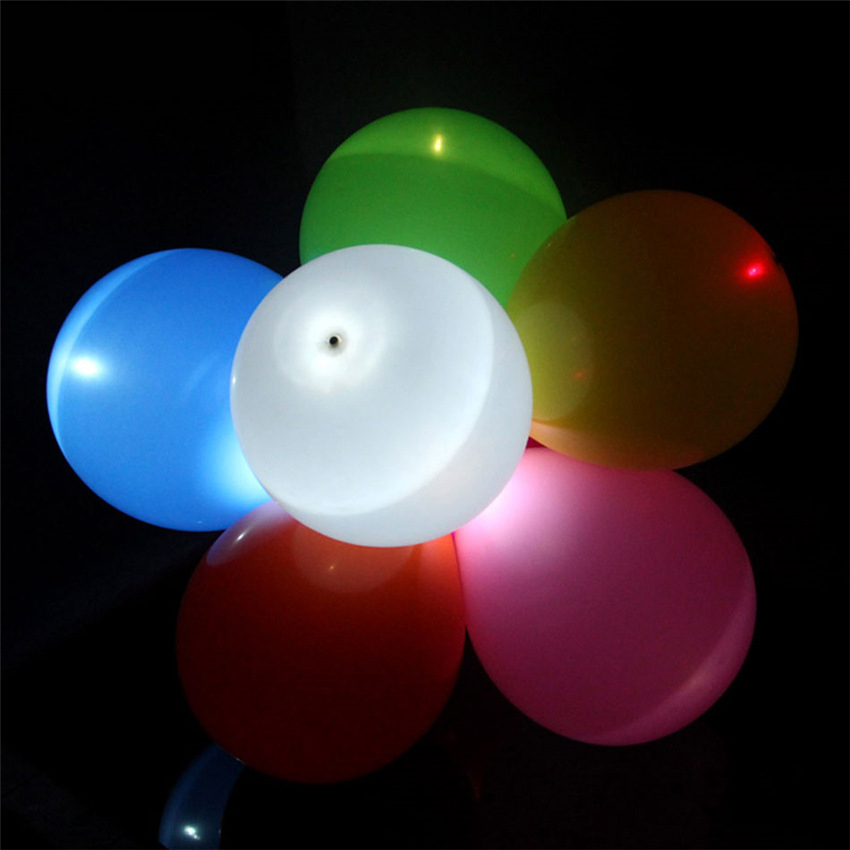 Nov logotip po meri, prozoren, svetleč globus, ki utripa, osvetljuje led balon