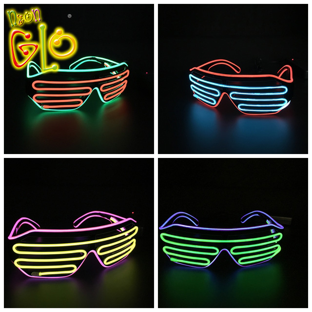 Christmas high quality high brightness at night support LED glasses