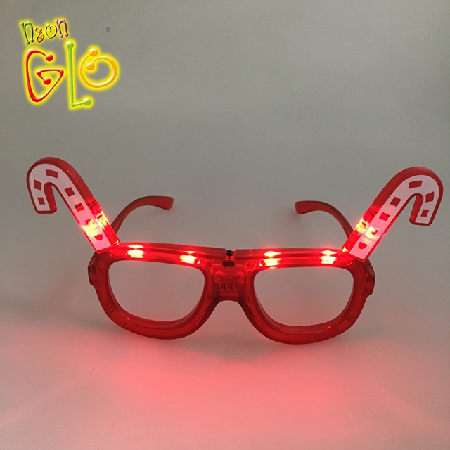 Newest flashing led light up sunglasses for Christmas