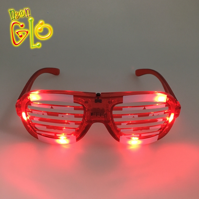 Bidh Pàrtaidh Glow a’ toirt seachad Ùr-ghnàthachadh Canada Glasses Light Up Glasses Light Toys