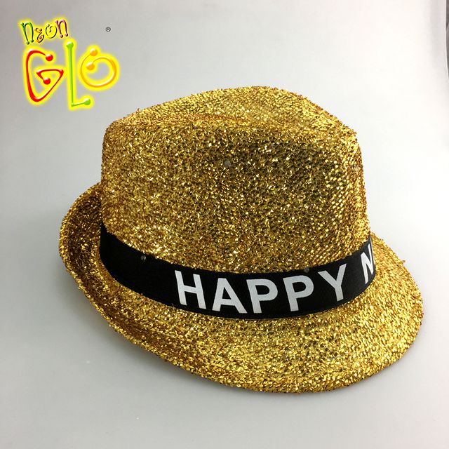 Logo e personalizuar e ndezur kapelën xhaz LED për festë