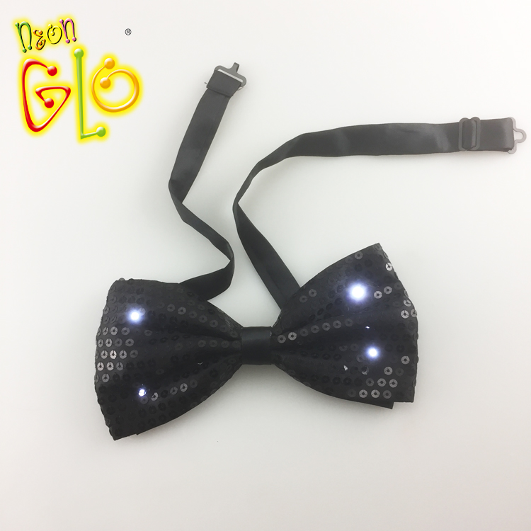 China Factory Halloween Cosplay Costume Led Bow Tie