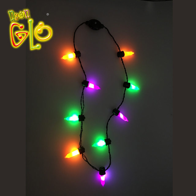 Svetleče LED utripajoče ogrlice za noč čarovnic