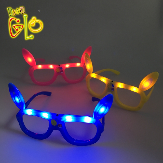 Wholesale China El Wire Glasses Factory Suppliers - Glow Party Favors Flash Easter Led Light Up Glasses Kids Toys  – Wonderful