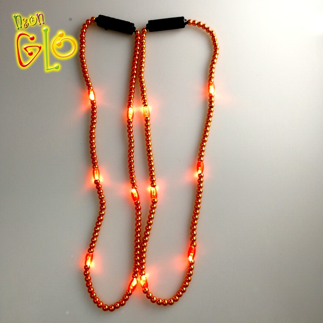 Pribor za zabave, svetleči nakit, ogrlica z LED kroglicami
