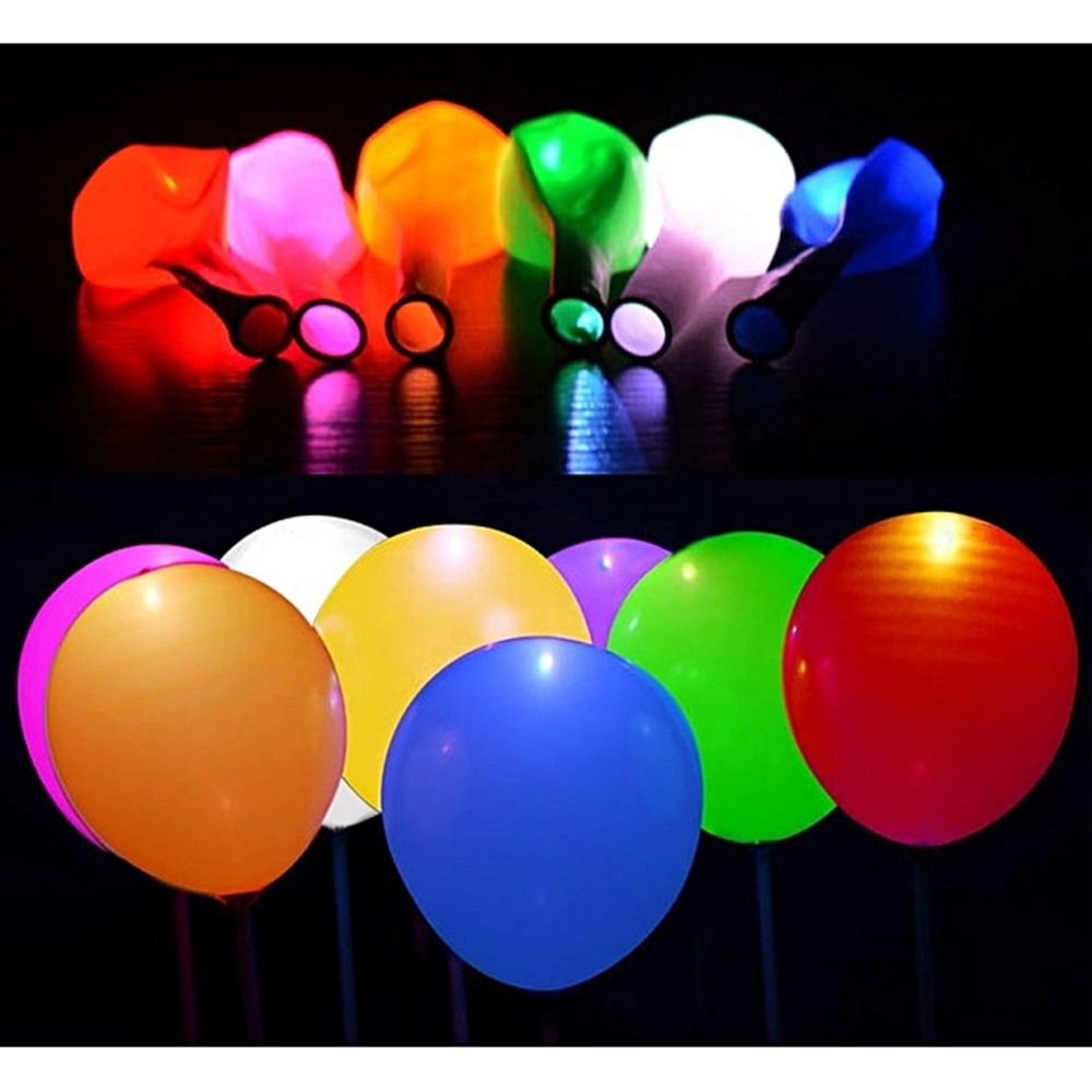 Dzimšanas dienas svinību dekorēšana Led baloni Mirgojoši iedegas Balons mirdz tumsā